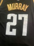 NBA 27 Murray Nuggets 23-24 Maillot noir or brodé